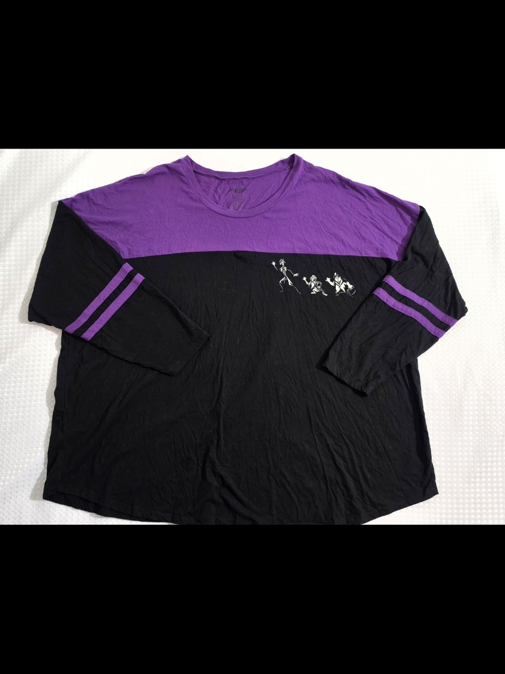 Torrid Disney Haunted Mansion Hitchhiking Ghosts Varsity Stripe  Plus Size 4 XL